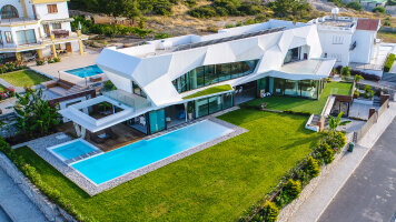 North Cyprus. Luxury high-tech villa in Catalkoy