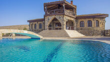 One of its kind! A stone villa with a big garden