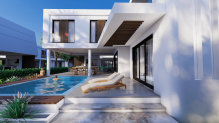 Contemporary Style Pool Villa