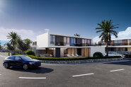 Designer villas with a swimming pool in a developed area of ​​Kyrenia for a residence permit