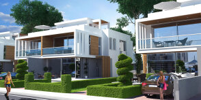 3+1 townhouse in a new luxury complex by the sea