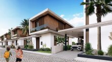Modern villa 3 + 1 on the Mediterranean coast
