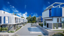 Townhouses in a complex with infrastructure from a reliable developer