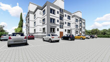 One-bedroom apartments in a new complex in Alsancak