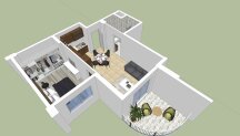 One-bedroom apartments with 100% ROI