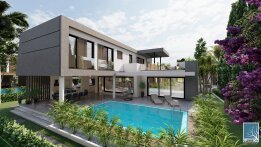 Duplex-Villa 3+1 im neuen Boaz mit Schwimmbad