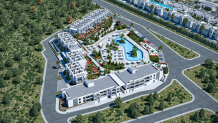2+1 Loft Penthouse in prestigious complex in Esentepe
