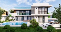 3+1 villa with swimming pool in a resort complex