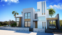 3 + 1 Villa in a complex under construction by the sea