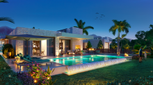 Single storey villa with private "Infinity" pool