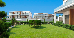 Apartment complex near the sandy beach of Esentepe