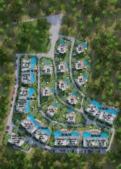 Масштабный комплекс вилл и апартаментов в поселке Татлысу