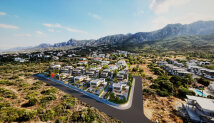 Villen mit Panoramablick auf die Stadt Kyrenia