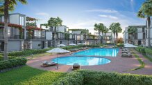 One bedroom apartments in a prestige complex with private garden