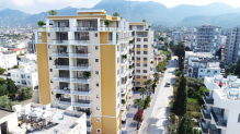 High-rise residential complex in the center of Kyrenia