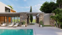 EXCLUSIVE!!! Modern villa on a hill overlooking the Mediterranean Sea