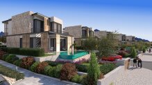 Large project of villas under construction in the popular Ozankoy area