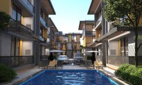 Two-bedroom apartment in a foothills of Alsancak